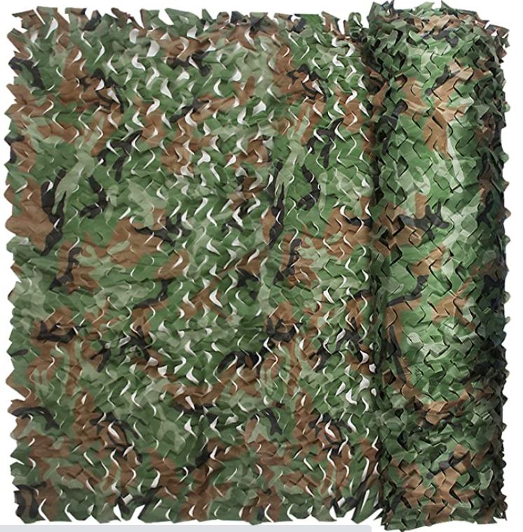 iunio Camo Netting, Camouflage Net, Bulk Roll, Mesh, Cover, Blind for Hunting, Decoration, Sun Shade, Party, Camping, Outdoor